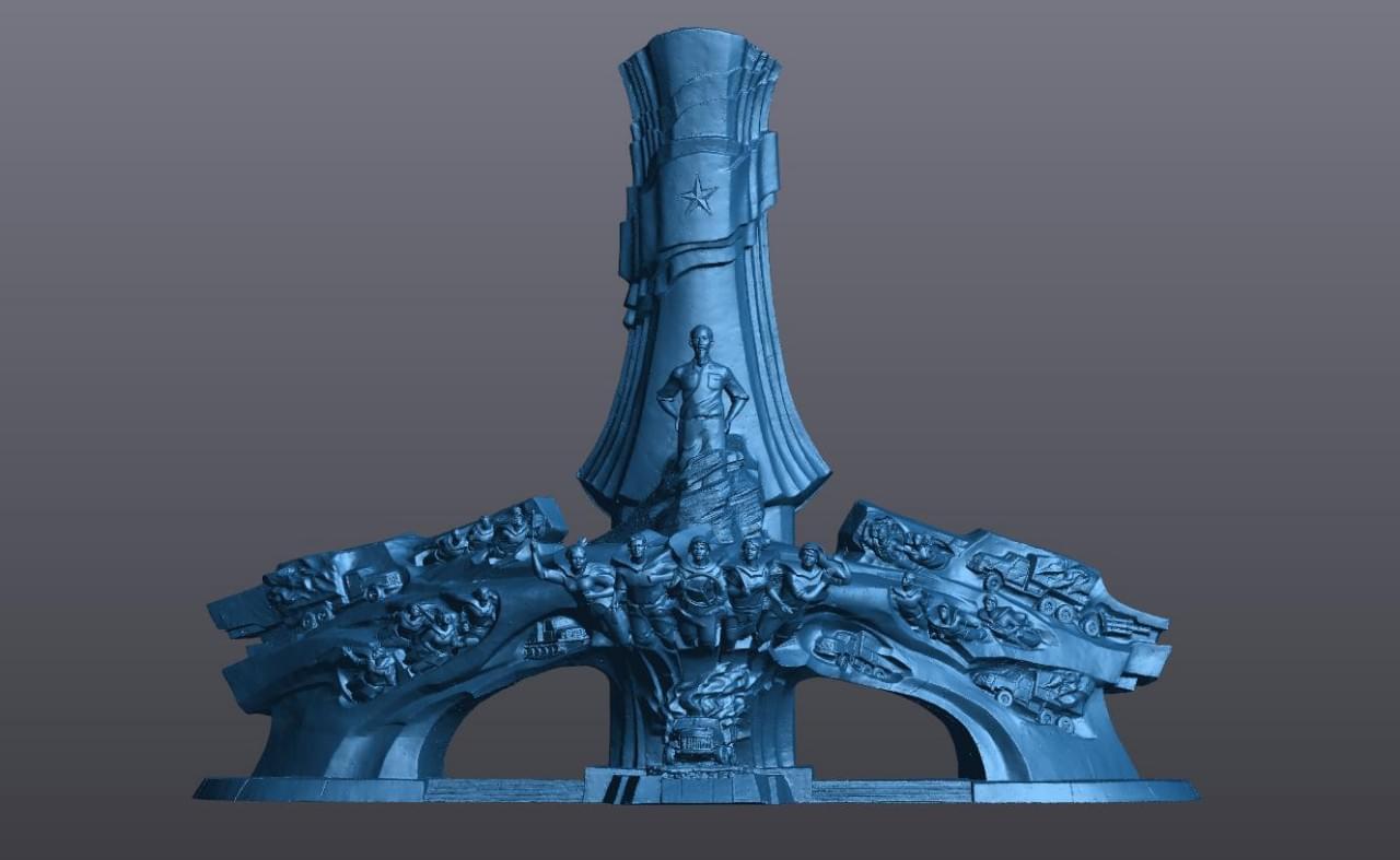 Summary of sharp 3D scan results 1 large reliefs,