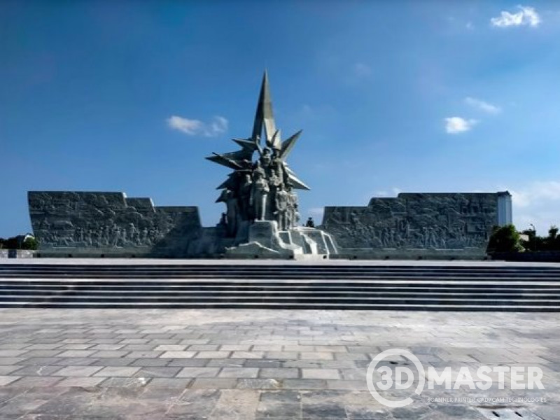 The 3D scanning service for the Lam Ha Monument
