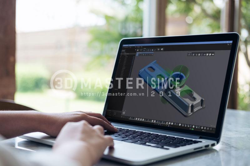Công nghệ scan 3D hỗ trợ phục dựng mô hình CAD từ chi tiết máy thực tế. 