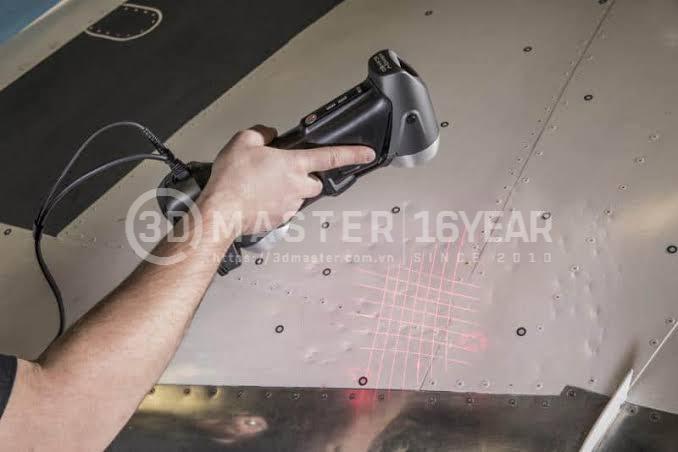 Scan 3D linh kiện UAV để thu thập dữ liệu hình học 