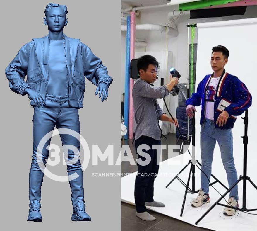 Mô hình 3D người được số hóa bằng Scan 3D 