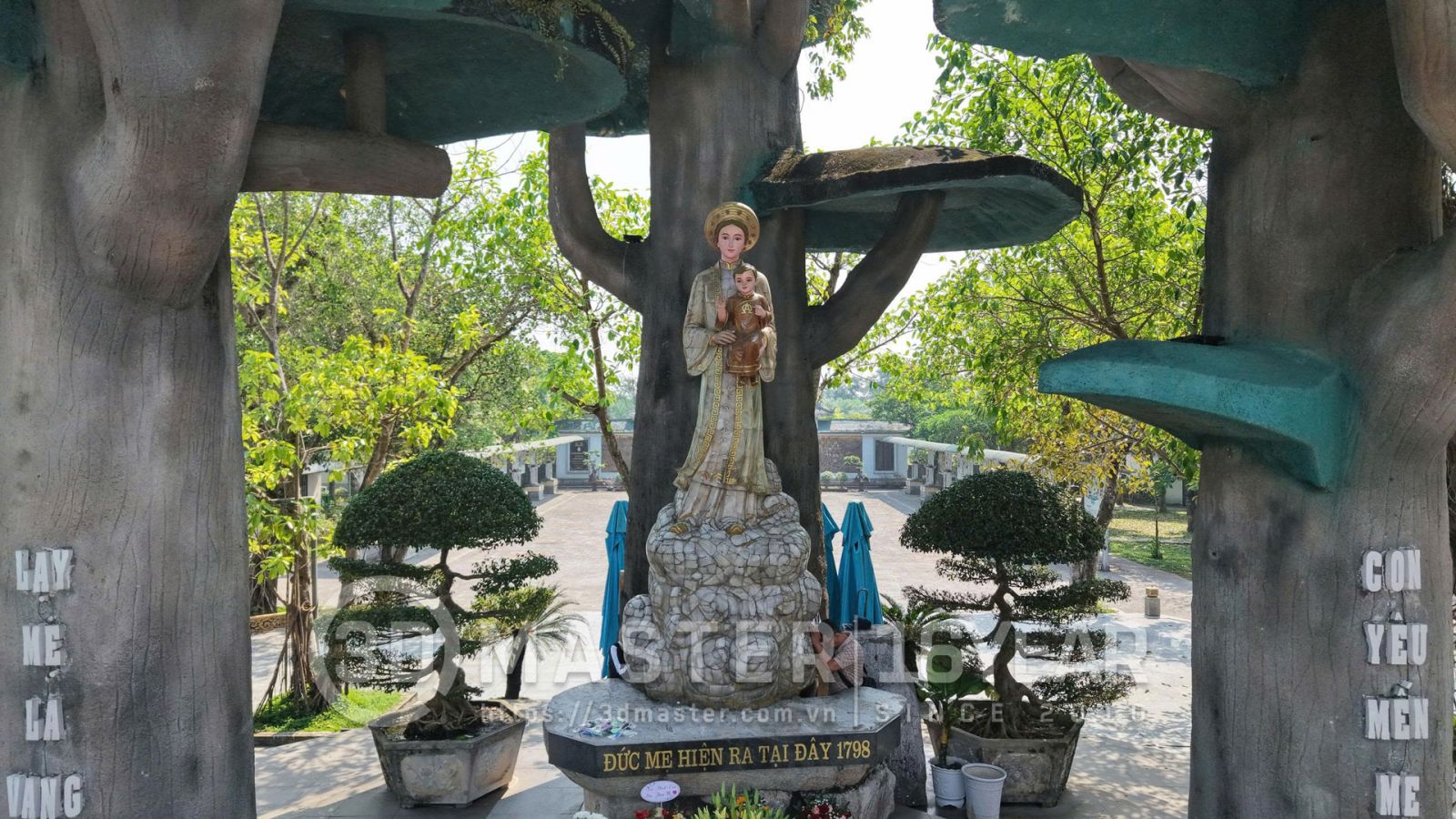 Dịch vụ scan số hóa 3D Tượng đức mẹ tại La Vang