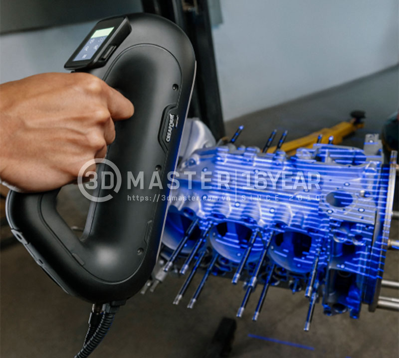 HandySCAN PRO supports industrial mold inspection applications.