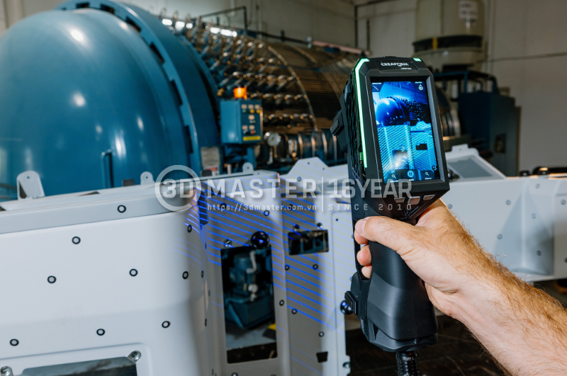 Demo scan 3D trực tiếp bằng HandySCAN EVO|Elite tại showroom 3D Master 