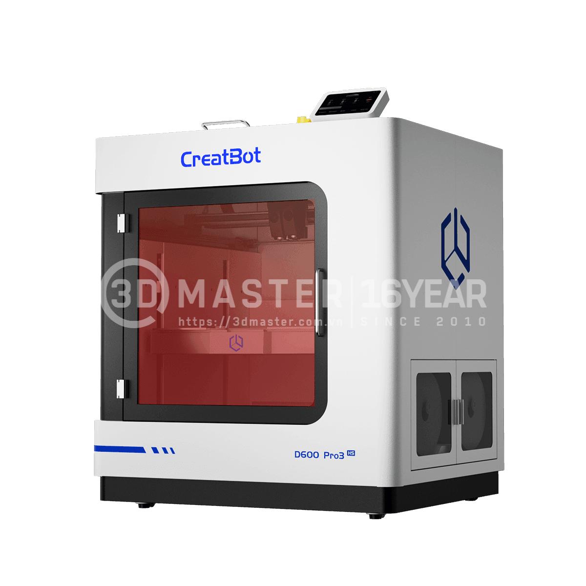 CreatBot D600 Pro3 HS – Máy in 3D khổ lớn tốc độ cao 