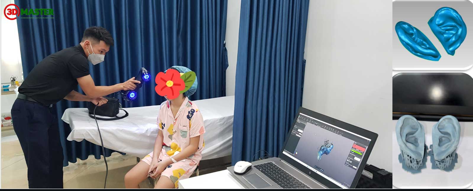 Máy quét 3D cầm tay trong lĩnh vực y tế