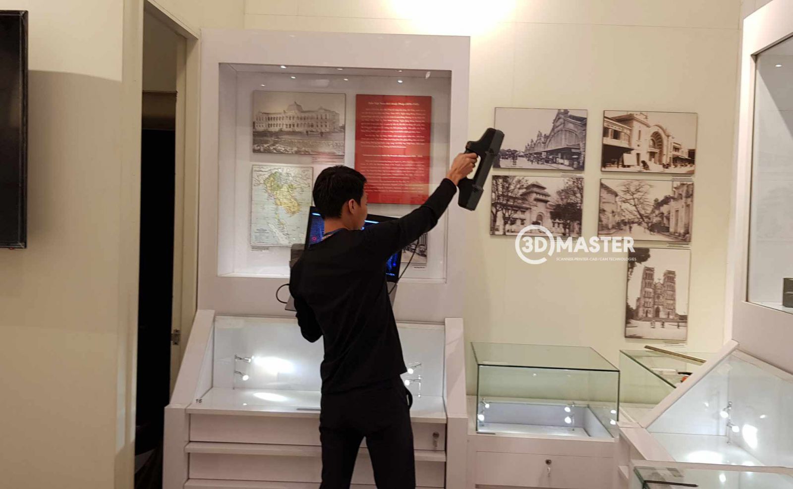 Máy quét 3D cầm tay trong lĩnh vực bảo tàng