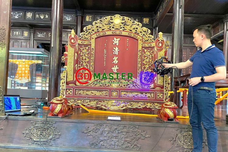 Công nghệ Scan 3D không tiếp xúc, an toàn với hiện vật 