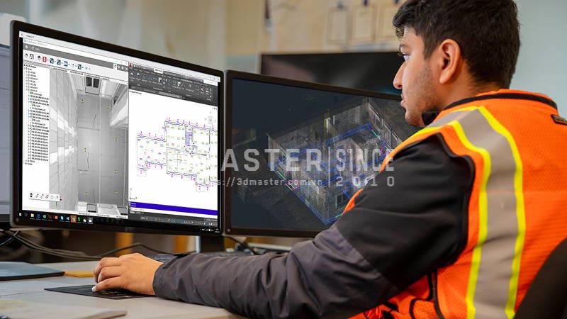 Scan 3D hỗ trợ lập hồ sơ hoàn công chính xác giúp giảm chi phí sửa chữa