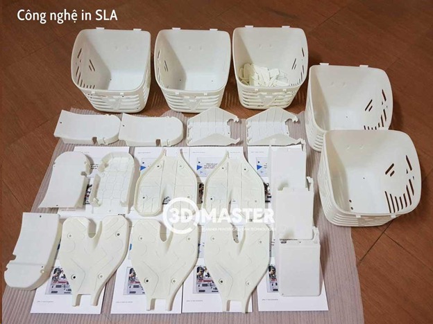 Các sản phẩm prototype được tạo mẫu bằng công nghệ in 3D tại 3D Master. 