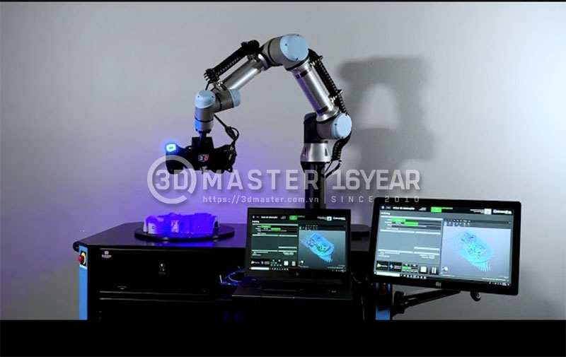 Giải pháp scan 3D linh hoạt với HandySCAN 3D BLACK Series gắn lên robot