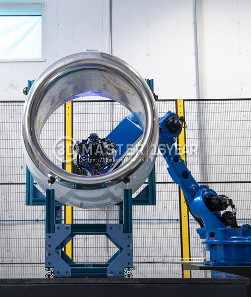 Quét laser tốc độ cao thu thập hàng triệu điểm dữ liệu mỗi giây