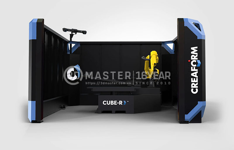 Cell đo kiểm tự động CUBE-R trong nhà máy sản xuất công nghiệp 