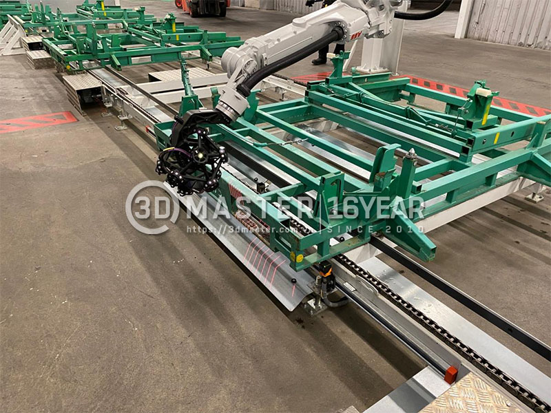 Với giải pháp tự động hoá quét 3D của Creaform, Plåtson đo được tới 350 skid mỗi ngày