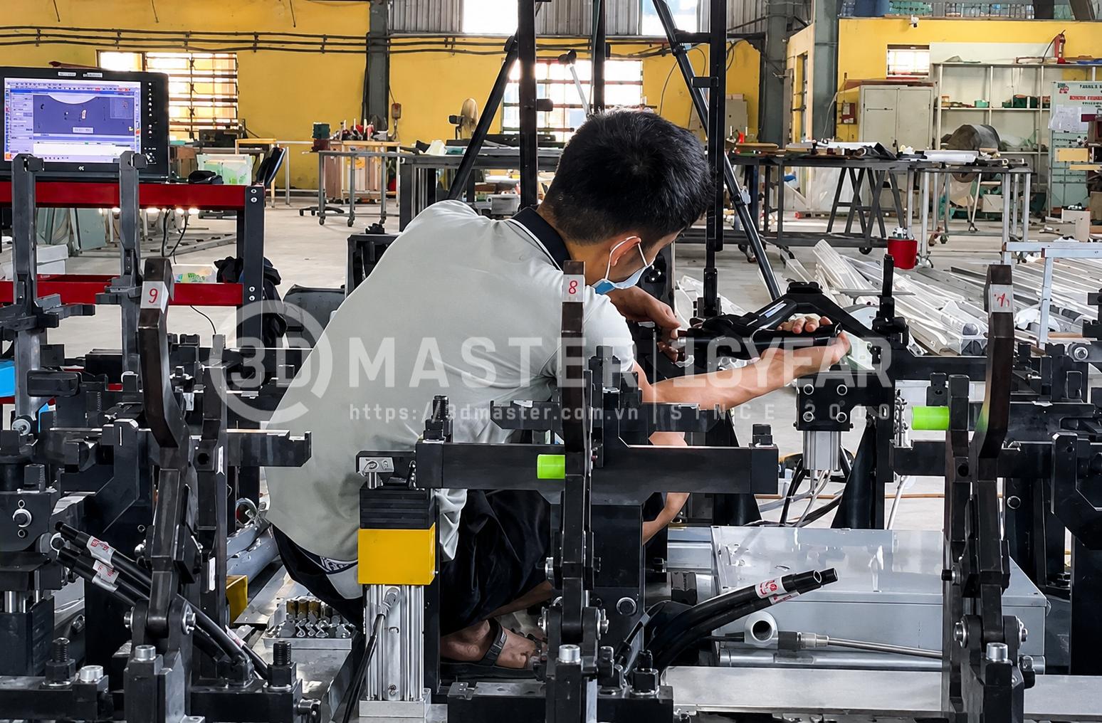 Đo kiểm 3D CMM một hệ thống bàn gá kẹp kiểm tra / Jig hàn