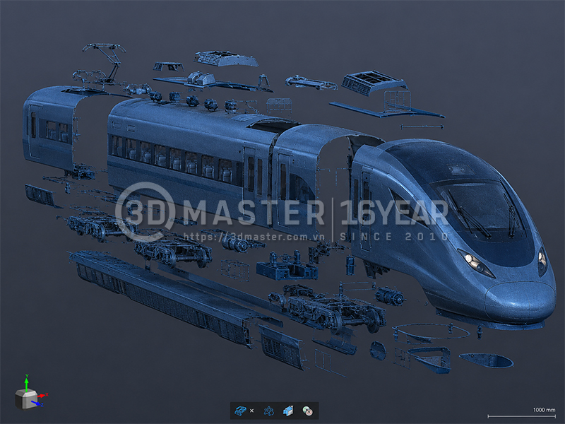Scan 3D hỗ trợ thiết kế ngược và tái tạo linh kiện cơ khí khi không còn bản vẽ kỹ thuật gốc 