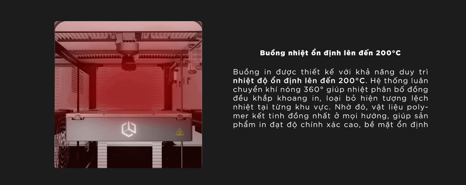 Buồng nhiệt ổn định lên đến 200°C