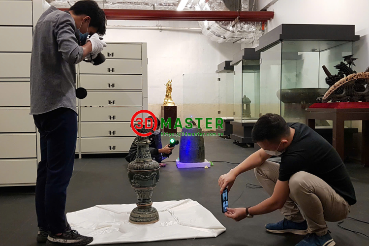 SỐ HÓA HÀNG TRĂM DI SẢN TẠI BẢO TÀNG QUỐC GIA HÀ NỘI 