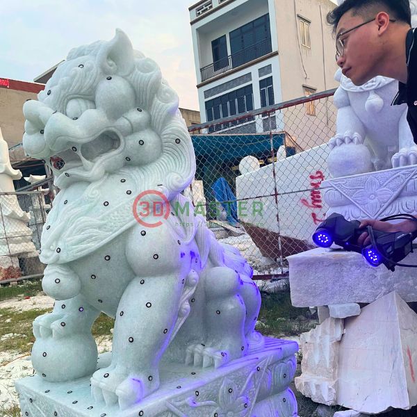 SCAN 3D CÁC MẪU TƯỢNG ĐÁ TẠI LÀNG NGHỀ NINH VÂN
