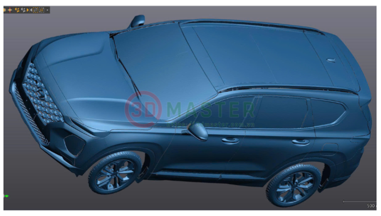 Kết quả scan 3D full xe ô tô độ body kit