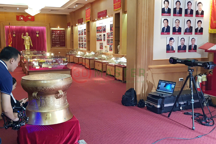 3D Master scan 3D bảo tàng tuổi trẻ bằng Creaform Metrascan