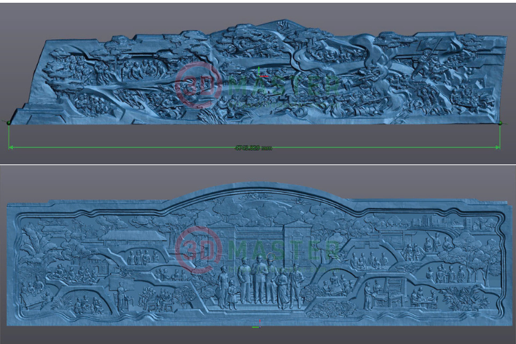 Kết quả scan 3D phù điêu