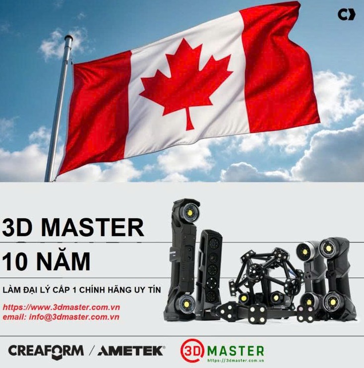 ​3D MASTER 10th Anniversary – Creaform Level 1 Reputable Dealer in Vietnam