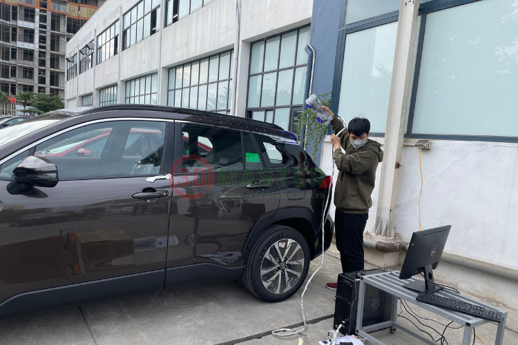 ​HandySCAN 3D Scanner Application Solves the Measurement Problem on Cars