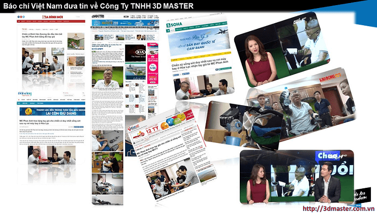 Prestigious technology of MASTER 3D Co., Ltd on the national media,