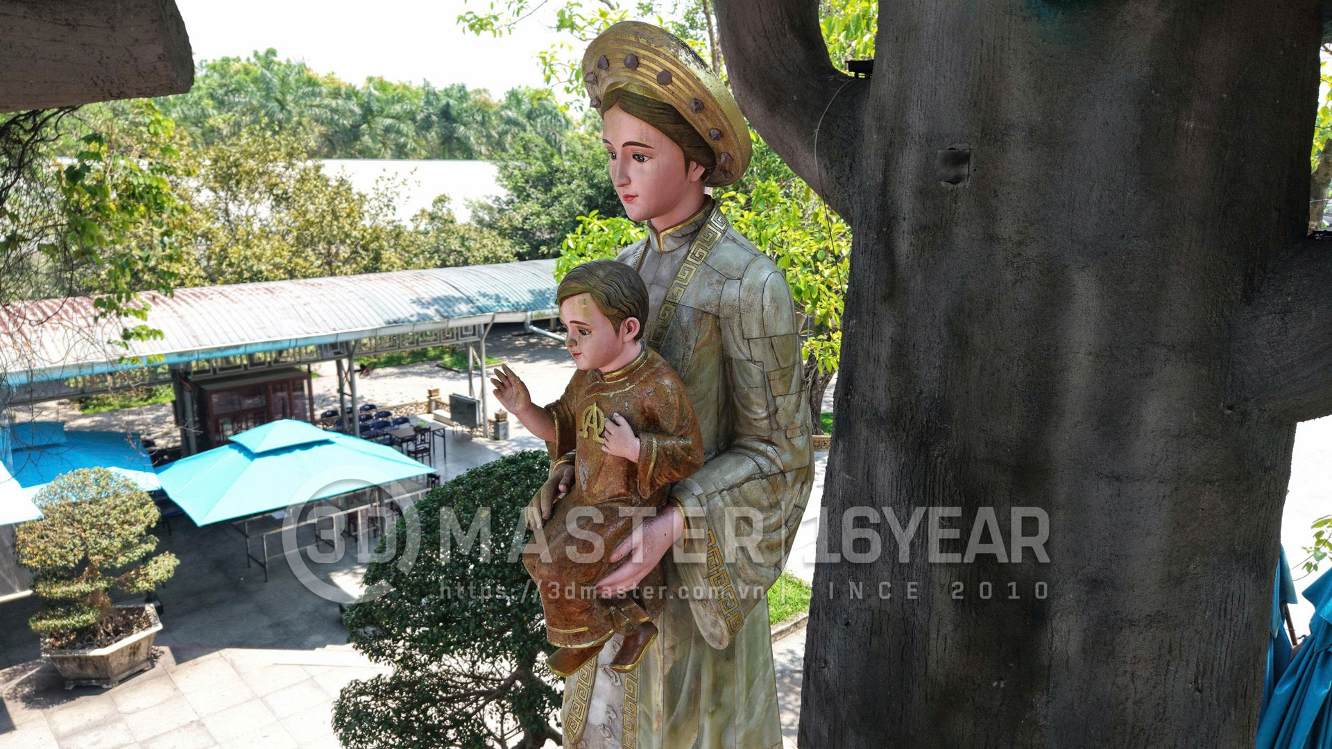 3D Digitization of the Virgin Mary Statue at La Vang Holy Site Using GeoSLAM 3D Scanning Technology