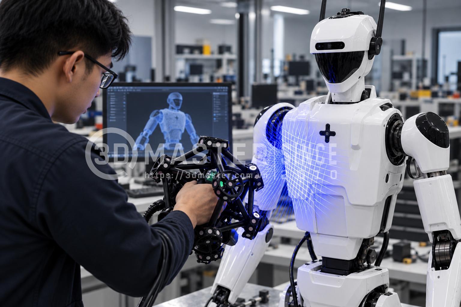 Robot hình người của Việt Nam được sản xuất nhờ công nghệ 3D như thế nào?