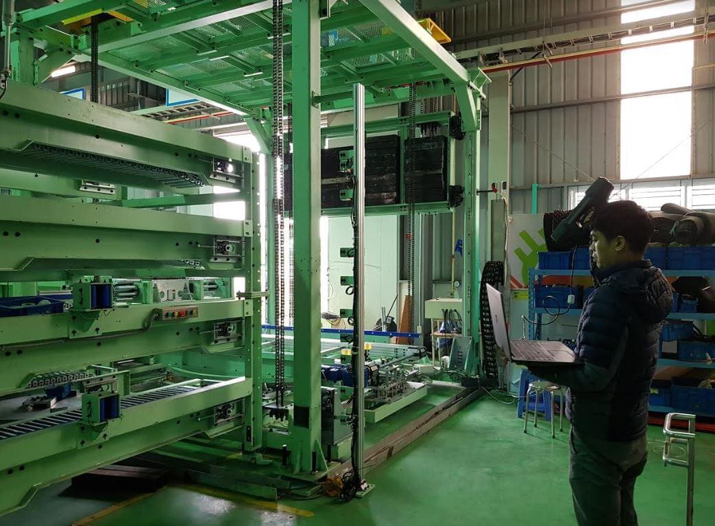 The 3D scan project takes the entire size of large plant systems in the factory,