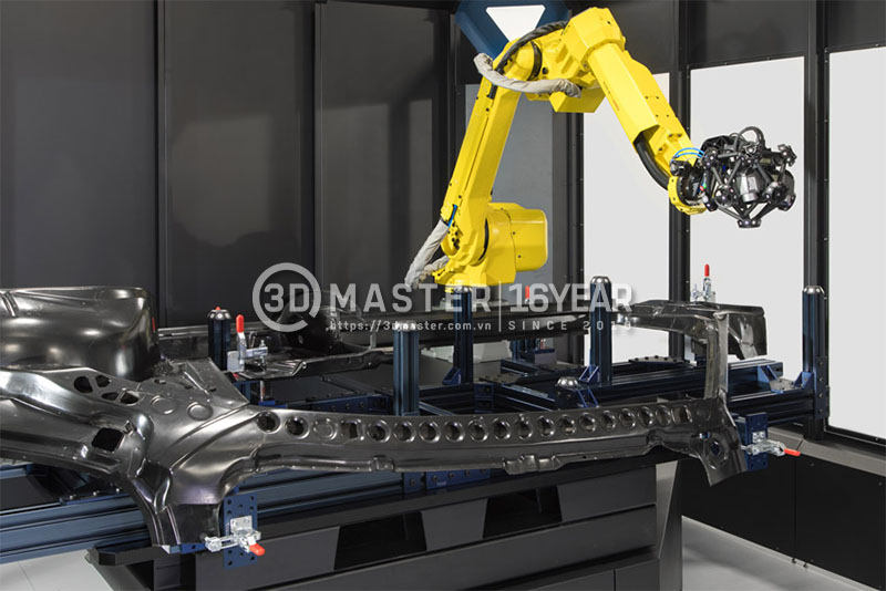 Quét 3D gắn trên robot có tác dụng gì?