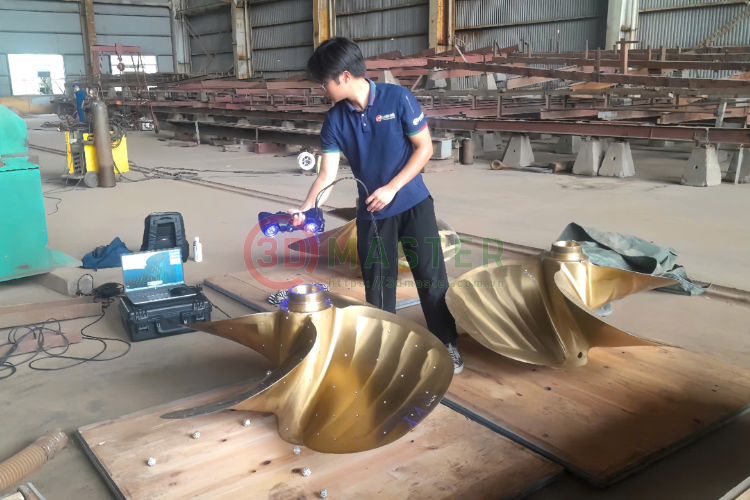 Scan 3D có dùng được cho vật liệu bóng và tối màu không?