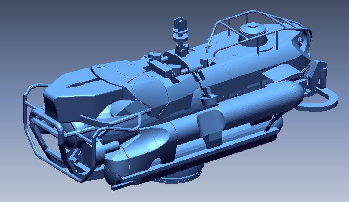 Dịch vụ Scan 3d tàu ngầm