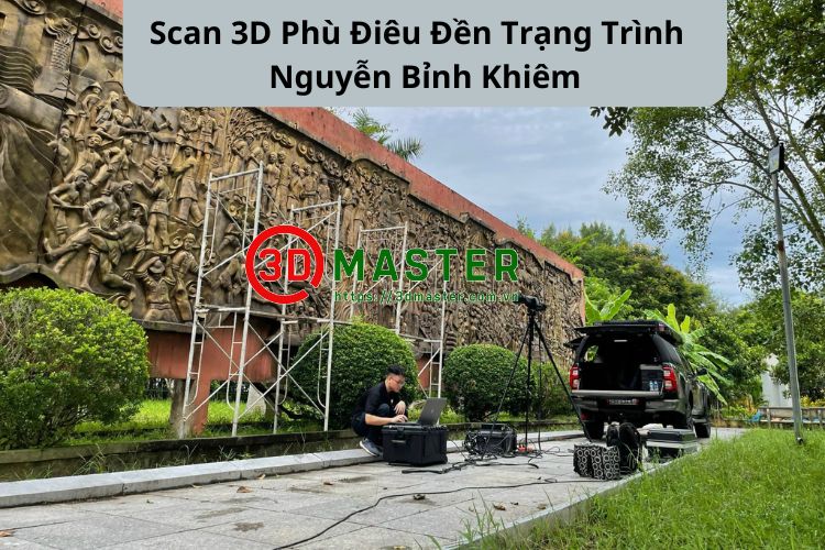 3D Scan of Relief of Trang Trinh Temple - Nguyen Binh Khiem Hai Phong