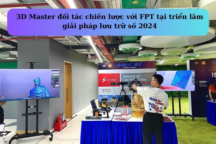 3D Master strategic partner with FPT at digital storage solutions exhibition 2024