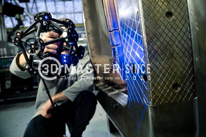 Thiết kế bản vẽ CNC cho phụ tùng bị hỏng bằng scan 3D siêu chính xác