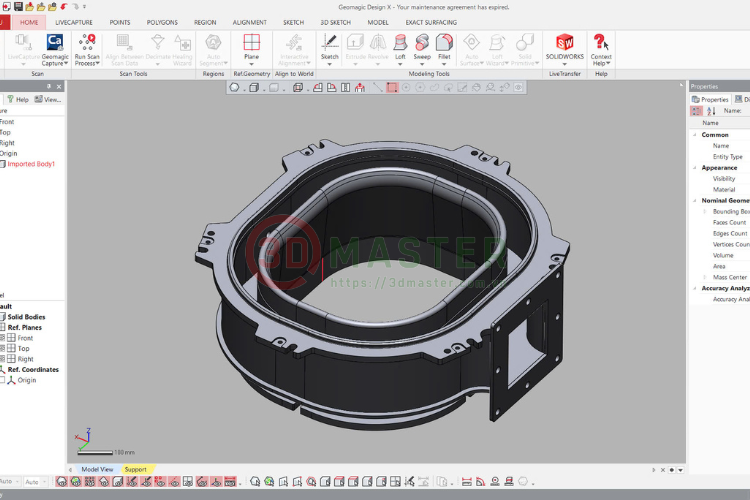 Reverse Engineering – Phục Dựng Bản Vẽ CAD Từ Mẫu Thật