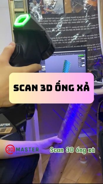 Scan 3D ống xả