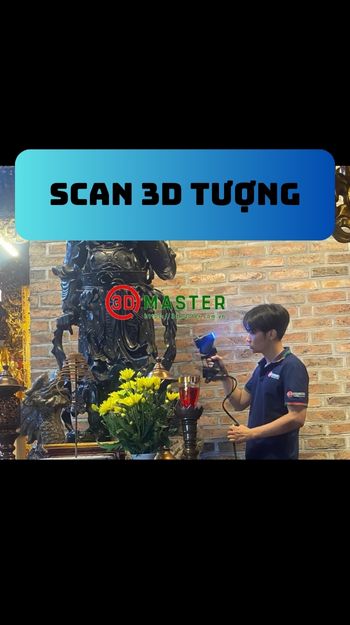 Scan 3D tượng