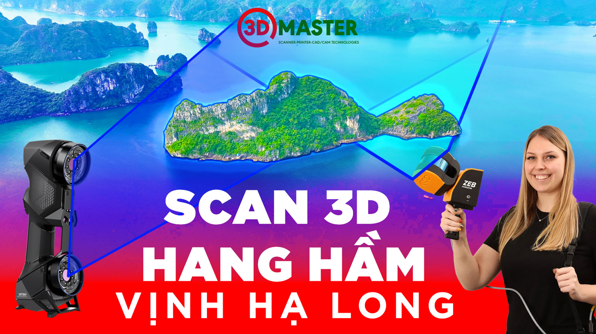 Dịch vụ Scan 3D [ Hang Hầm - Vịnh Hạ Long ] Công nghệ vượt trội Scan 3D chỉ 30 phút #scan3d #quet3d